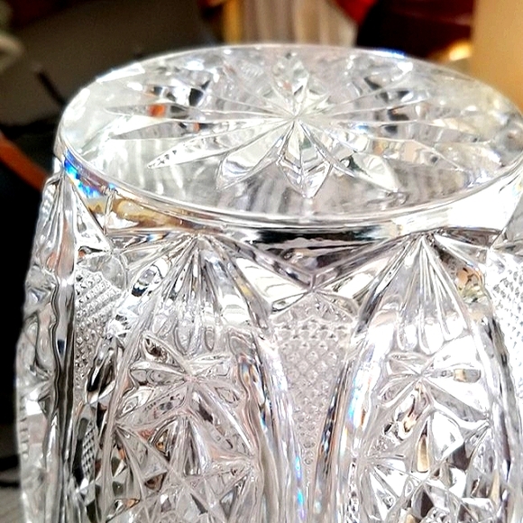 American Brilliant Cut Glass Ice Bucket/Champagne Holder Antique - Picture 6 of 13